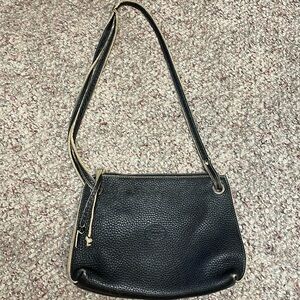 Roots leather purse